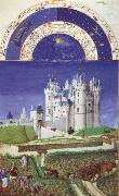 unknow artist Brothers Van Limburg September, page from the Tres riched heures du duc the Berry china oil painting reproduction